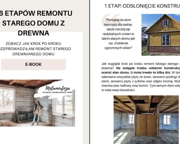 Remont starego domu z drewna: odsłonięcie konstrukcji. Zobacz, jak krok po kroku odnawiam drewniany dom.